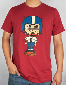 Football Bobblehead Graphic T Shirt Tee