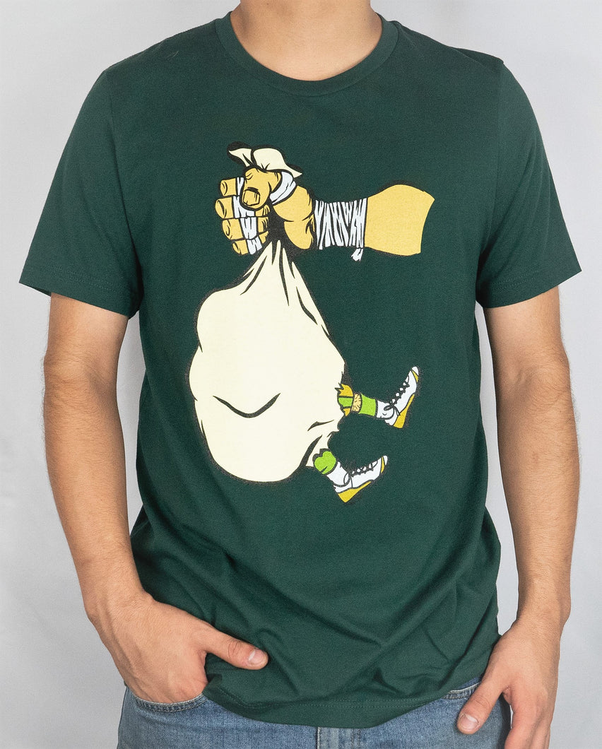 Football Quarterback Sack Graphic Tee T-Shirt